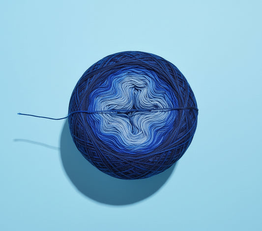 4-Fädiges Garn ,,Wolkenlos"