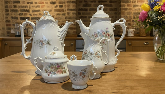 Teeservice im Jugendstil 5-Teilig