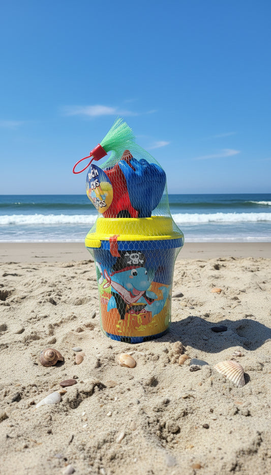 Piraten-Strandeimer-Set 5 Teilig