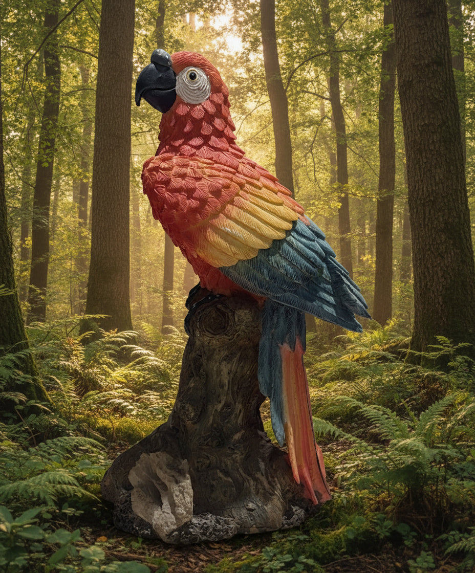 Papagei Figur ca. 31 cm hoch