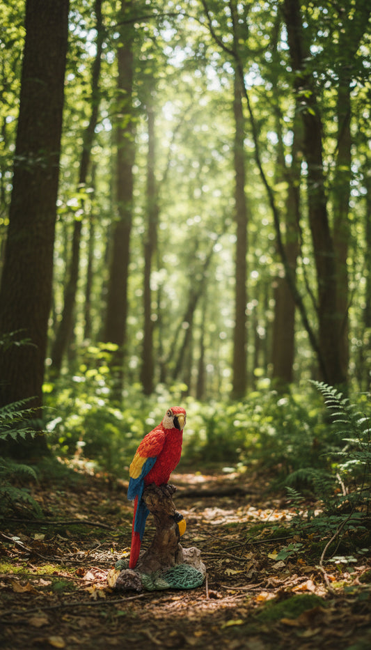 Kleine Papagei Figur ca. 7 cm