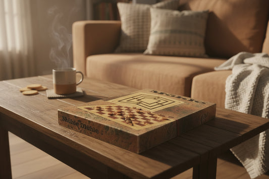 Spiele Set Dame , Mühle.
