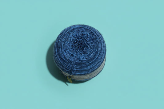 4-Fädiges Garn ,, blue star".