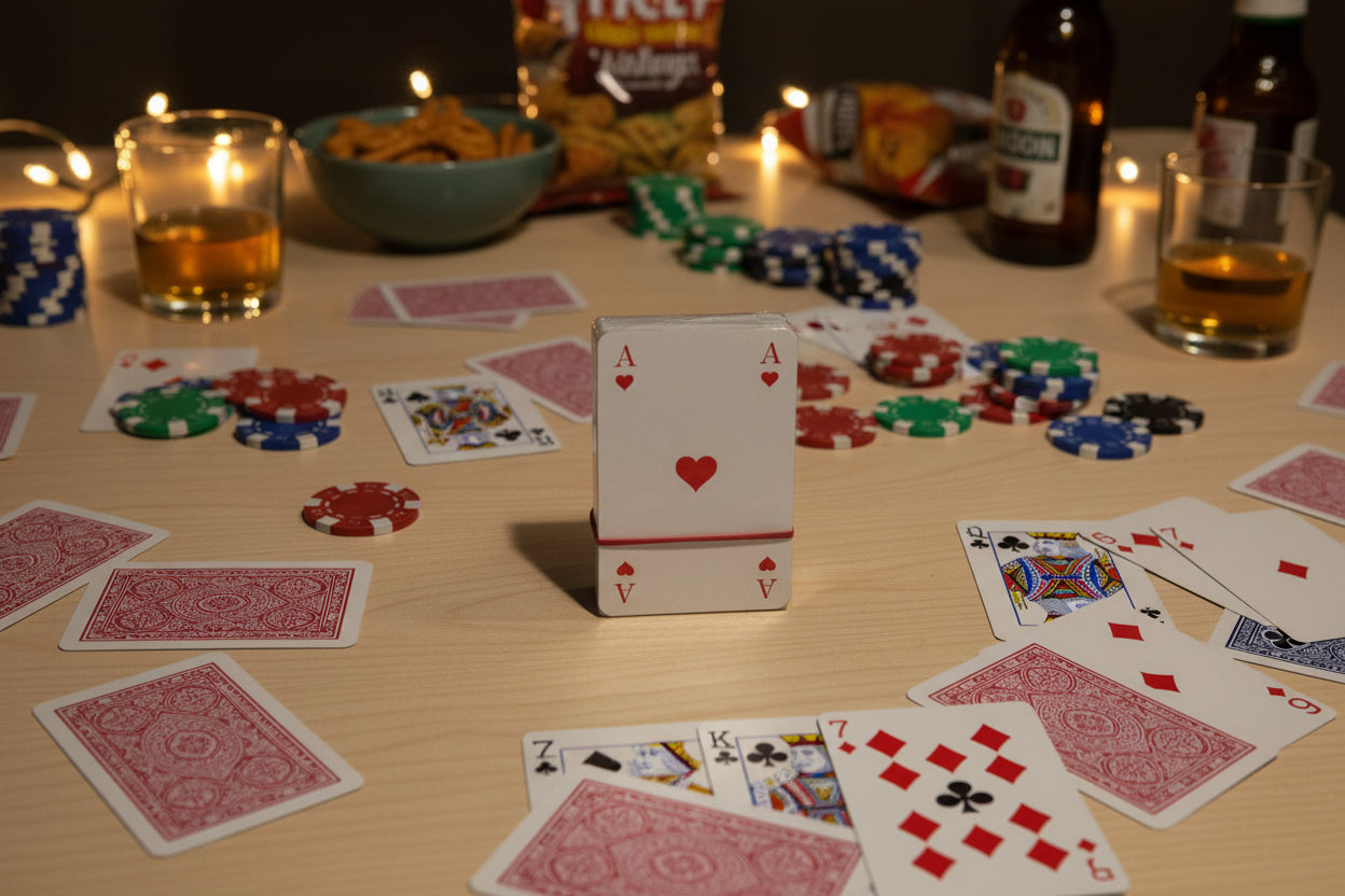 Vollständiges Spielkarten Set.