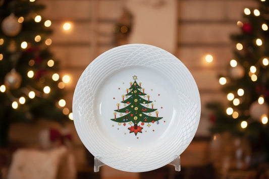 Tannenbaum Weihnachtsteller der Marke ,,Hutschenreuther" ca.25,5 cm