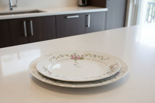 2-er Set Porzellan Servierplatte der Marke Bavaria 1x ca.32 cm Länge 1x ca. 37 cm Länge
