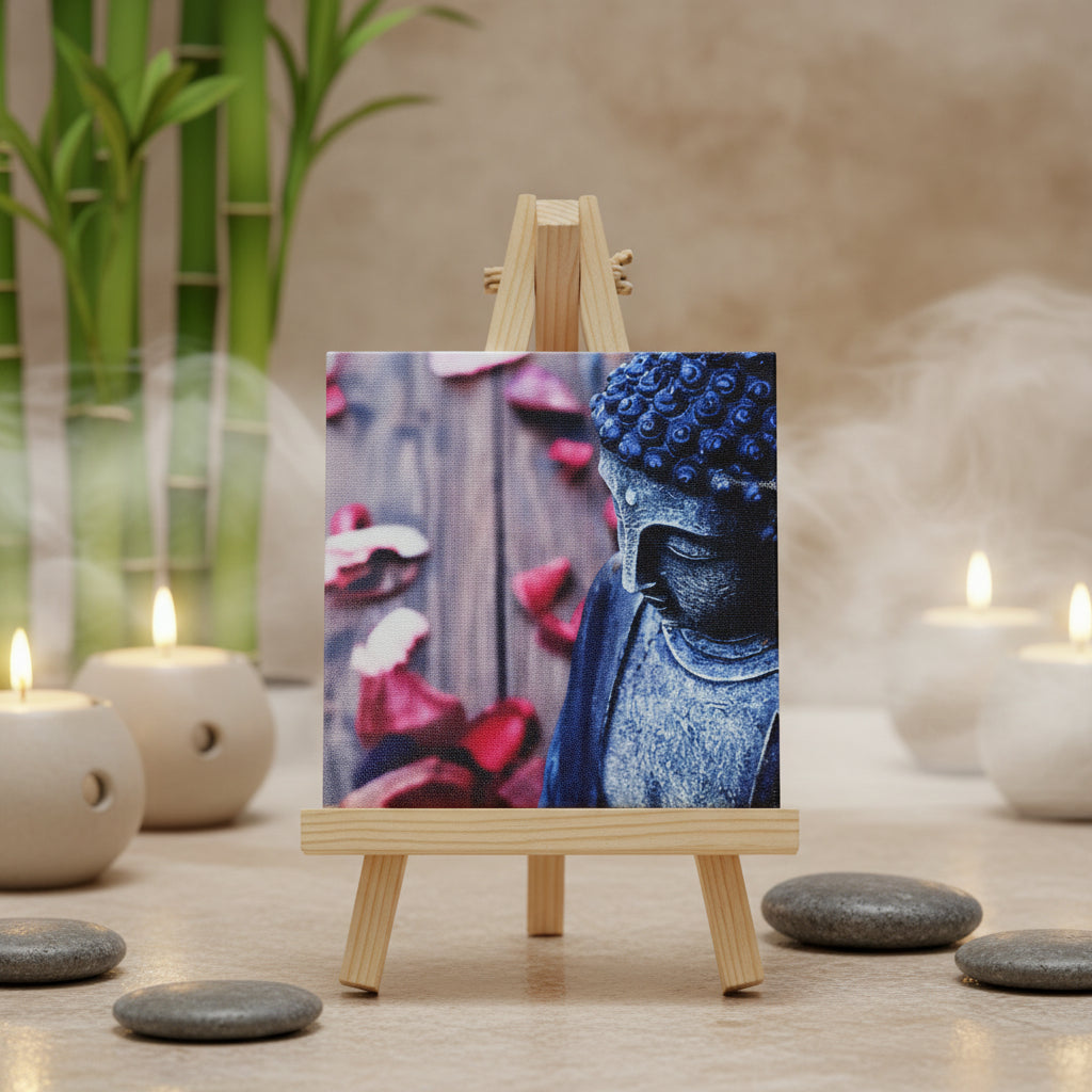 Buddha Wandbild ca. 15 x 15 cm
