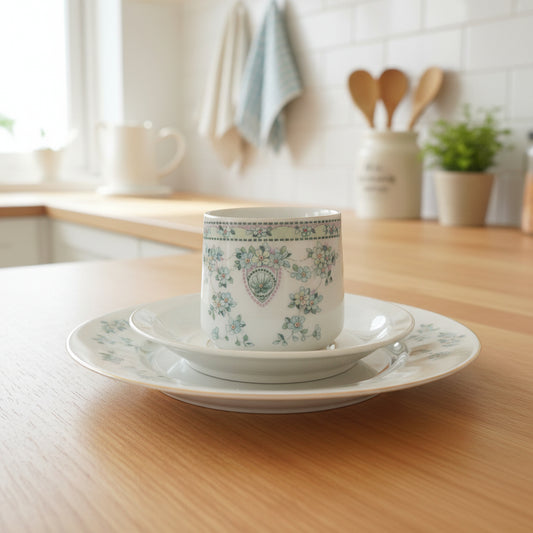 Silesia Teeservice mit Blumenmuster