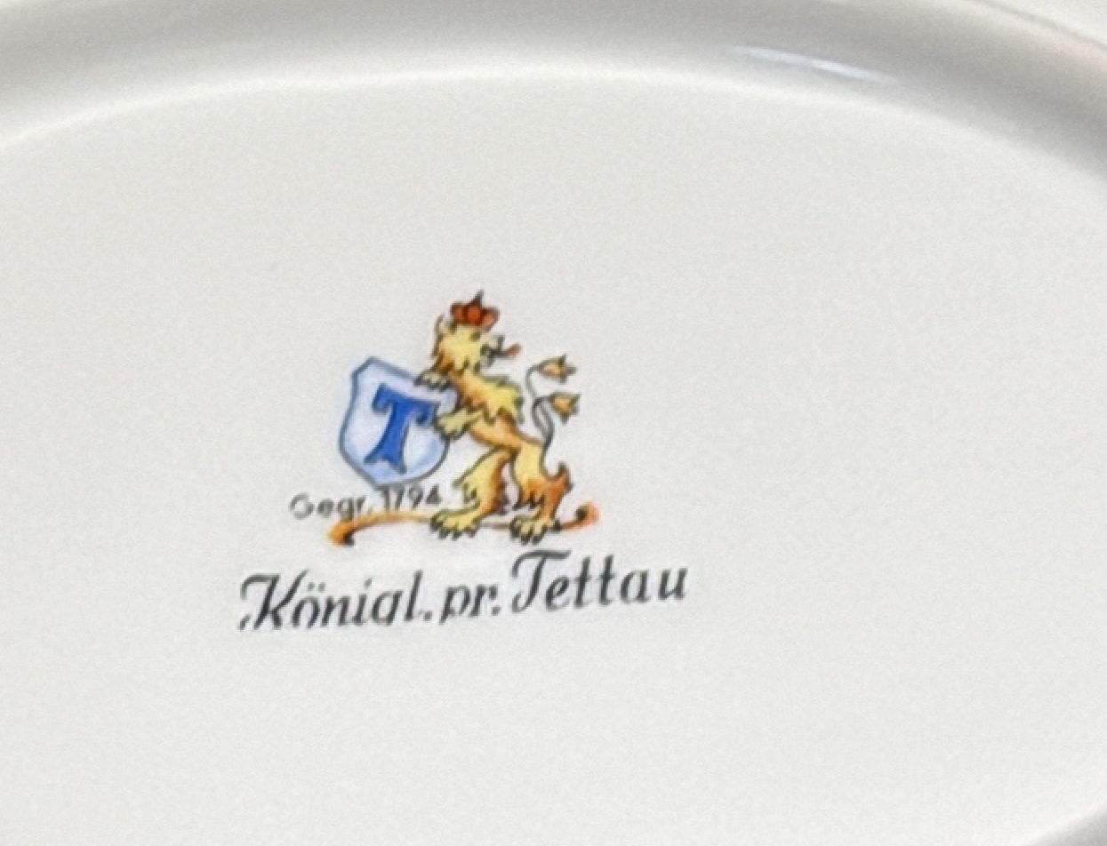 Großes Teeservice der Marke Königl.pr.Tettau