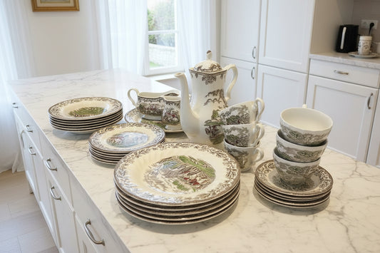 34-Teiliges Essgeschirr Set ,, Country life "  der Marke Myotts