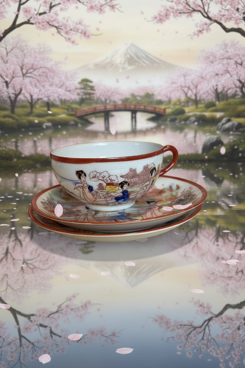 Geisha Girl Porzellan-Set 3-teilig