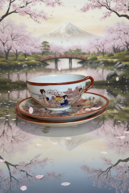 Geisha Girl Porzellan-Set 3-teilig