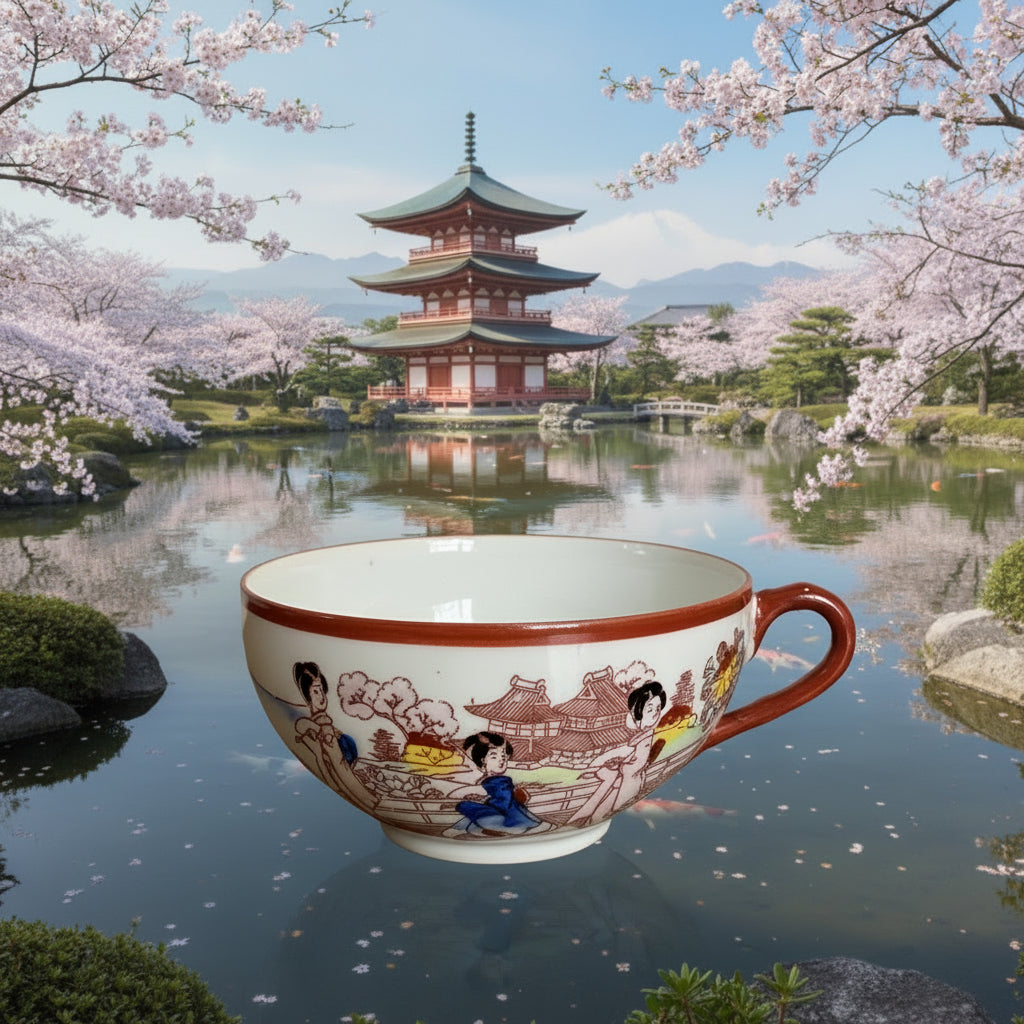 Geisha Girl Porzellan-Set 3-teilig