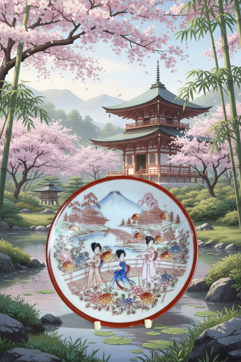 Geisha Girl Porzellan-Set 3-teilig