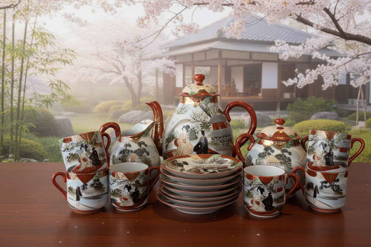 Geisha Porzellan Set 16- teilig