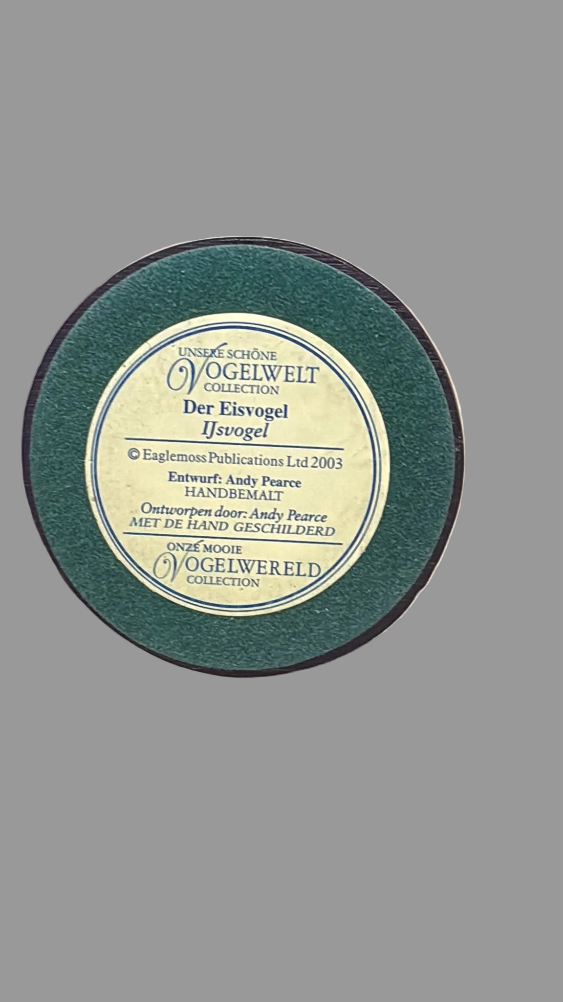 Eisvogel Figur ca. 9 cm hoch