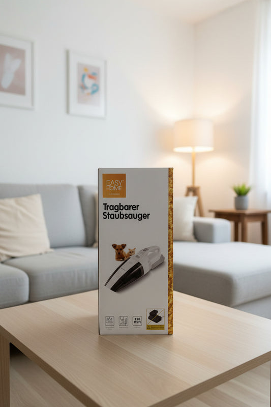 Tragbarer Staubsauger der Marke Easy home 120 W Neu und Originalverpackt