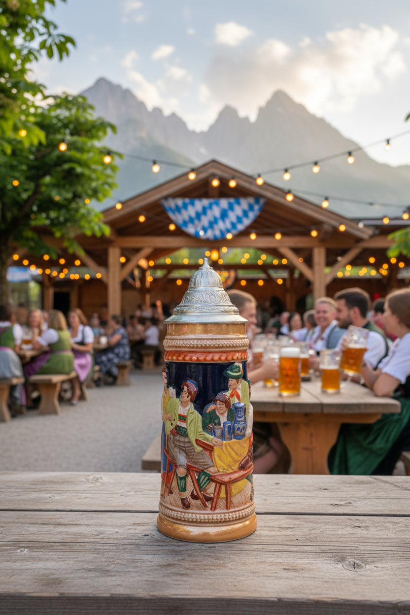 3er-Set Bierkrüge aus Bayern