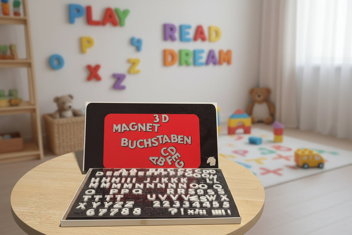 3D Magnet Buchstaben Set (nicht vollständig)