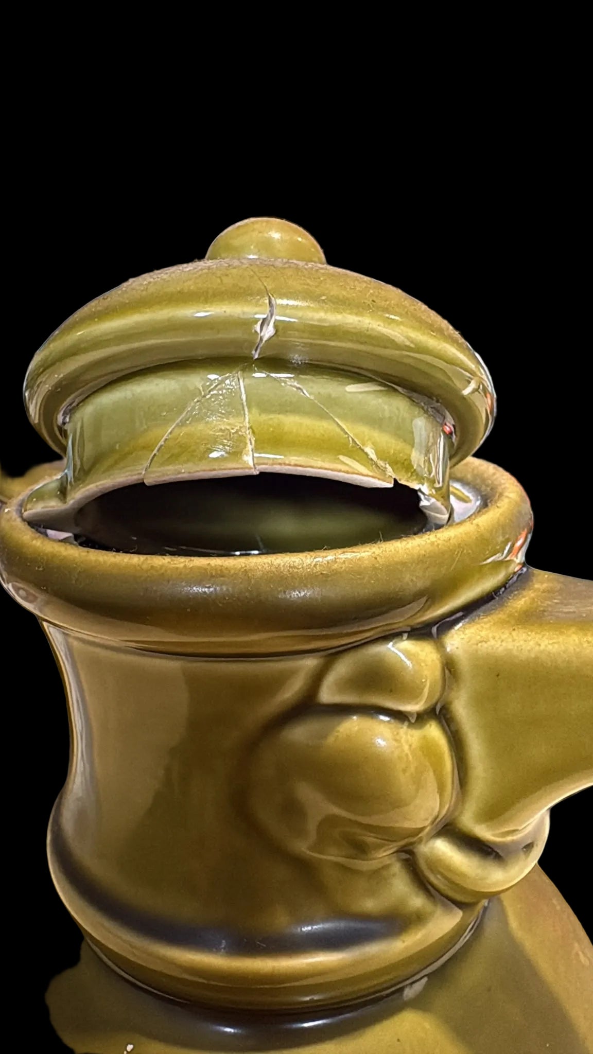 Grüne Kaisers Kaffeekanne