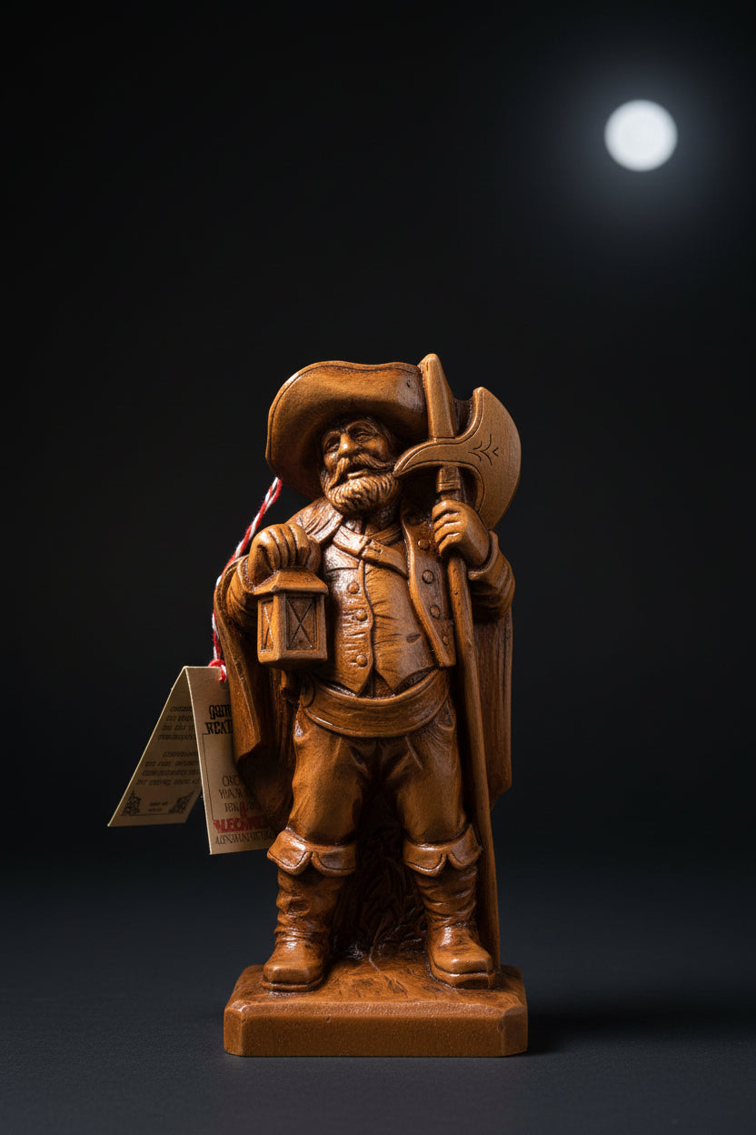 Handgemachte Wachsfigur eines Wächters ca. 14 cm hoch