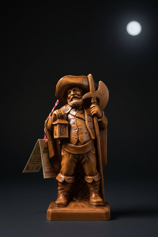 Handgemachte Wachsfigur eines Wächters ca. 14 cm hoch