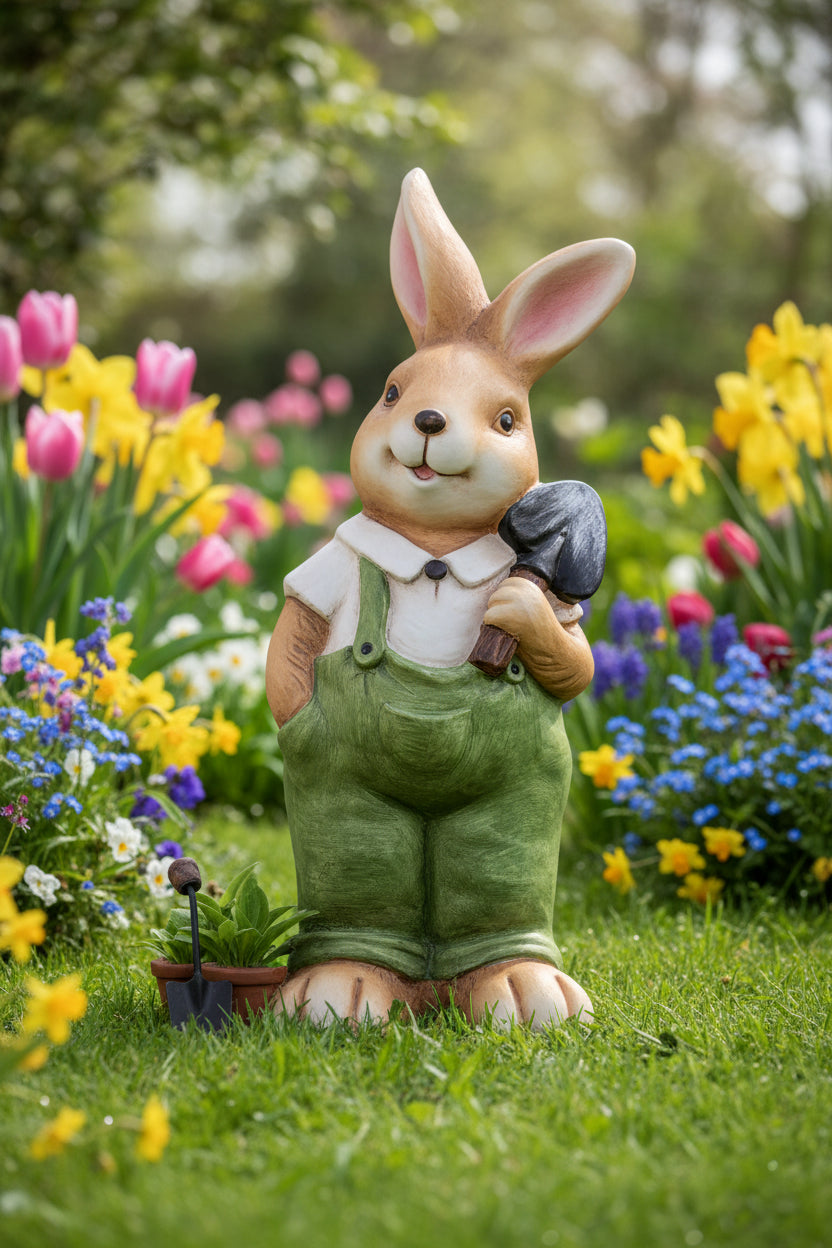 Keramik Osterhase ca. 45 cm hoch