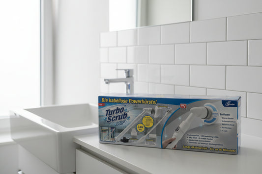 Kabellose Powerbürste Turbo Scrub 360 von Genius OVP