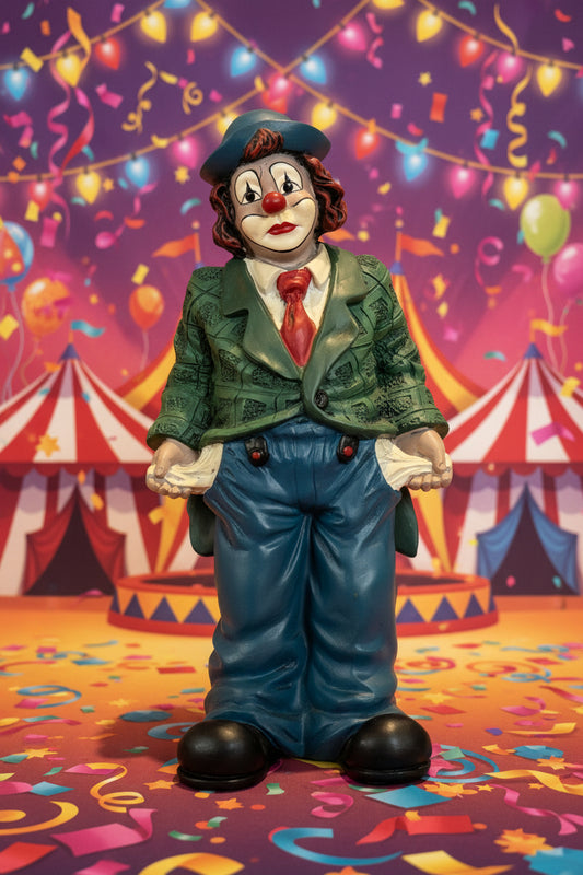 Glide Clown Figur ca. 14,5 cm hoch