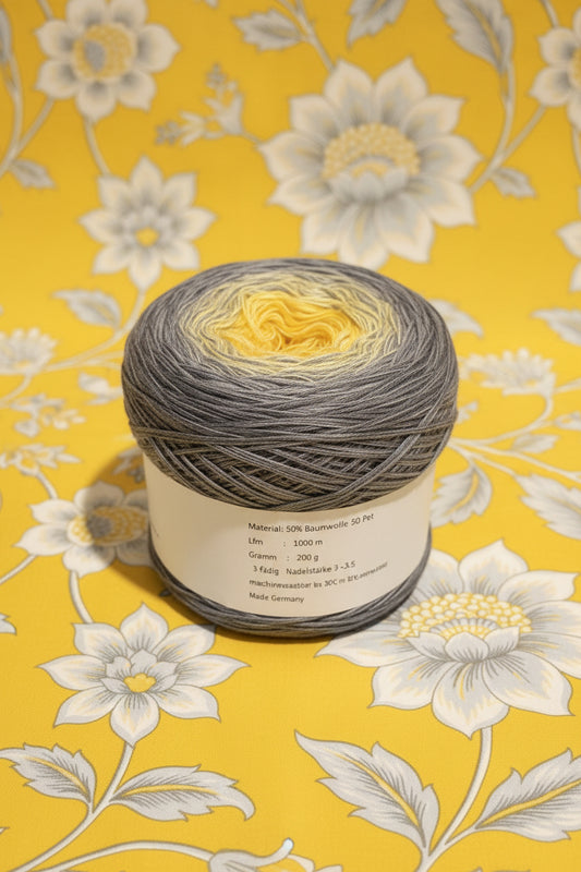 3-Fädiges Garn ,, Butterblume"