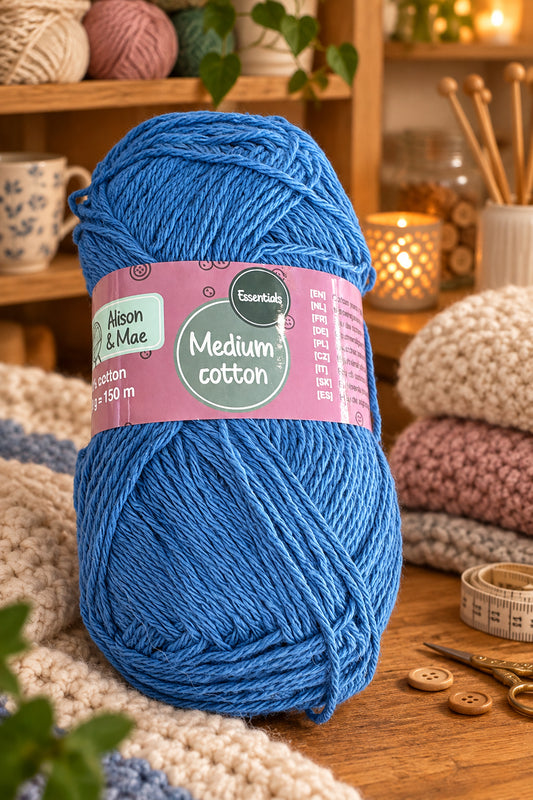 Woll-Garn blau Alison & Mae