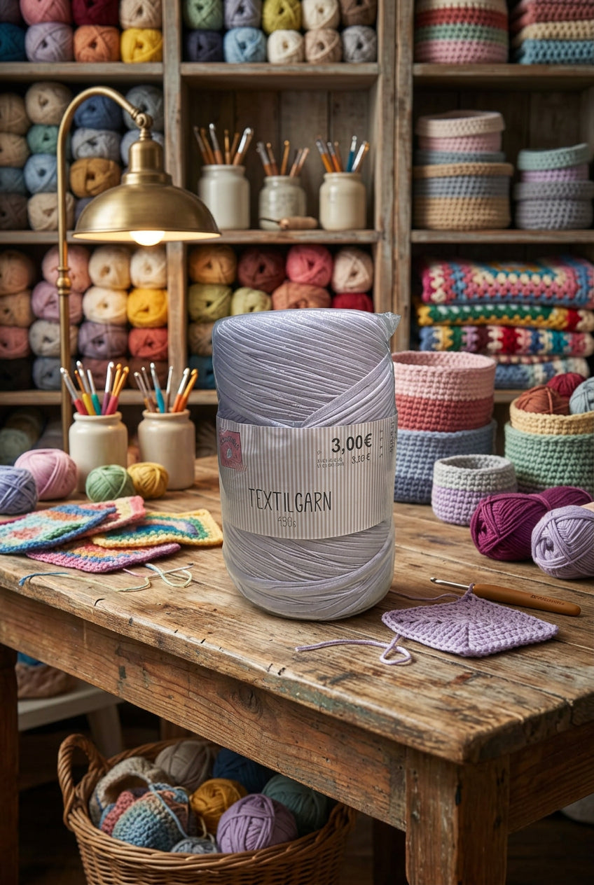 Textilgarn 450g Lila