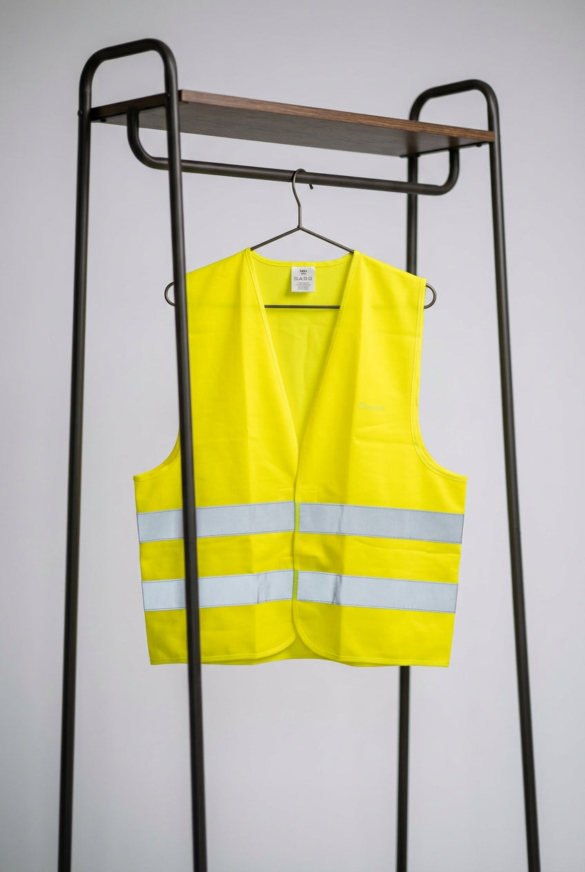 Neon gelbe Warnweste Einheitsgröße