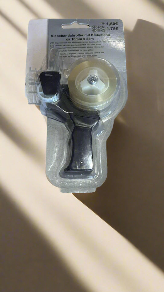 Klebebandroller mit Klebeband ca.18mm x 25m