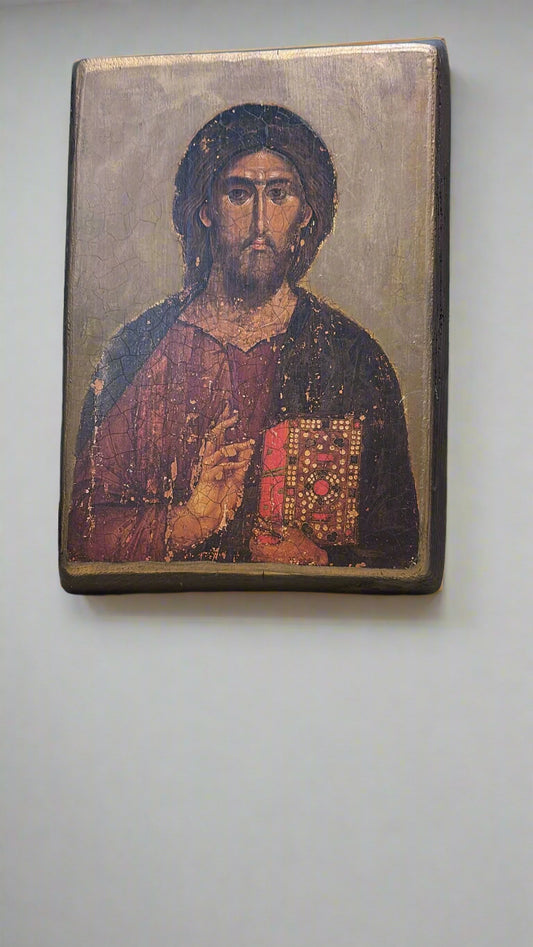 Ikone Christus Pantokrator ca. 31 cm