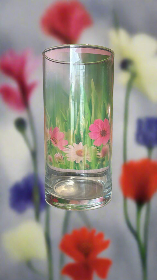 Glas Vase ca. 23 cm